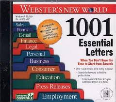 Websters New World 1001 Essential Letters Websters New World 1001 Essential Letters