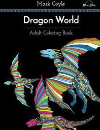 Adult Coloring Book Dragon World Adult Coloring Book Dragon World