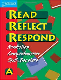 Read Reflect Respond A Comprehension and Skill Boosters Read Reflect Respond A Comprehension and Skill Boosters