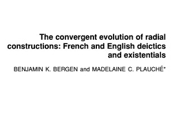 Cognitive Linguistics An Interdisciplinary Journal of Cognitive Science 2005 Vol 16 Cognitive Linguistics An Interdisciplinary Journal of Cognitive Science 2005 Vol 16