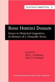 Bono Homini Donum Essays (Series IV Current Issues in Linguistic Theory 16) Bono Homini Donum Essays (Series IV Current Issues in Linguistic Theory 16)