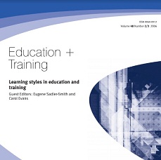 Learning Styles in Education and Training Vol 48 Learning Styles in Education and Training Vol 48