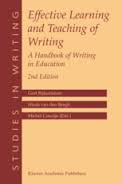 Effective Learning and Teaching of Writing 2nd Edition (Series Studies in Writing 14) Effective Learning and Teaching of Writing 2nd Edition (Series Studies in Writing 14)