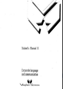 Vaughan Systems - Student Manual II Vaughan Systems - Student Manual II