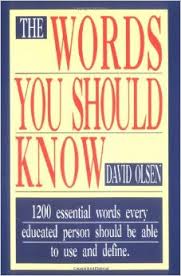 The Words You Should Know - David Olsen