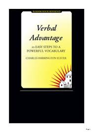 Verbal Advantage 10 Steps to a Powerful Vocabulary