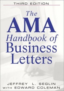 The AMA Handbook of Business Letters 3rd Edition The AMA Handbook of Business Letters 3rd Edition