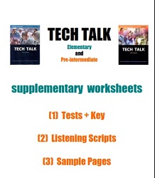 Tech Talk Elementary and Pre Intermediate Supplementary Worksheets Tech Talk Elementary and Pre Intermediate Supplementary Worksheets