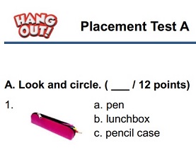 Hang Out Starter Placement Test with Keys Hang Out Starter Placement Test with Keys