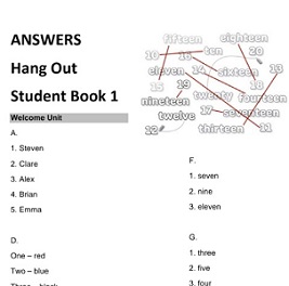 Hang Out 1 Student Book Answer Keys Hang Out 1 Student Book Answer Keys