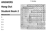 Hang Out 2 Student Book Answer Key Hang Out 2 Student Book Answer Key
