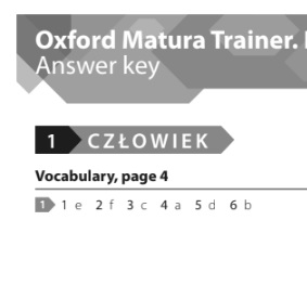 Oxford Matura Trainer Answer Key Oxford Matura Trainer Answer Key