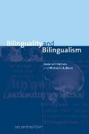 Bilinguality and Bilingualism 2nd Edition Bilinguality and Bilingualism 2nd Edition