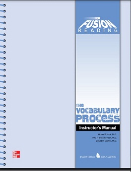The Vocabulary Process Instructors Manual The Vocabulary Process Instructors Manual
