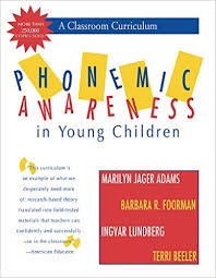 Phonemic Awareness in Young Children - A Classroom Curriculum Phonemic Awareness in Young Children - A Classroom Curriculum