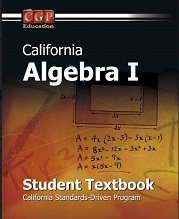 CGP Education California Algebra 1 Student Textbook Grades 8 CGP Education California Algebra 1 Student Textbook Grades 8