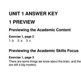 Academic Connections 3 Answer Keys Teacher Notes Academic Connections 3 Answer Keys Teacher Notes