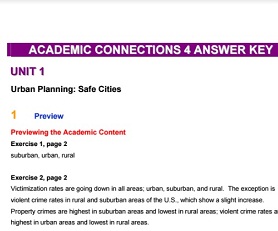 Academic Connections 4 Answer Keys Academic Connections 4 Answer Keys