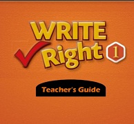 Write Right 1 Teachers Guide Write Right 1 Teachers Guide