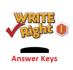 Write Right 1 Answer Keys Write Right 1 Answer Keys