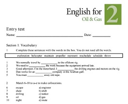 English for Oil and Gas 2 - Vocational English Tests English for Oil and Gas 2 - Vocational English Tests