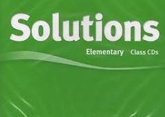 Oxford Solutions 1st Edition Elementary Class Audio CDs Oxford Solutions 1st Edition Elementary Class Audio CDs