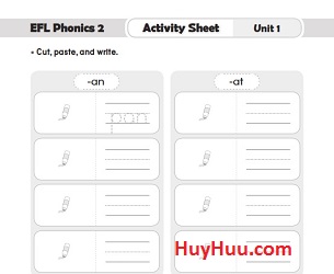 EFL Phonics 3rd Edition Level 2 Activity Sheets EFL Phonics 3rd Edition Level 2 Activity Sheets