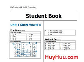 EFL Phonics 3rd Edition Level 2 Answer Key EFL Phonics 3rd Edition Level 2 Answer Key