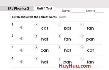 EFL Phonics 3rd Edition Level 2 Unit Tests (Ebook-Audio) EFL Phonics 3rd Edition Level 2 Unit Tests (Ebook-Audio)