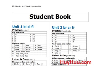 EFL Phonics 3rd Edition Level 4 Answer Key EFL Phonics 3rd Edition Level 4 Answer Key