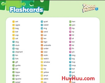 Speed Phonics 1 Teacher Flashcards Speed Phonics 1 Teacher Flashcards
