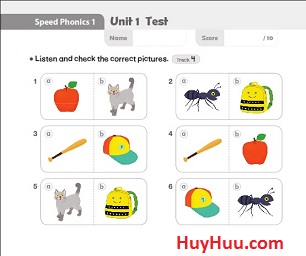Speed Phonics 1 Unit Test (Ebook-Audio) Speed Phonics 1 Unit Test (Ebook-Audio)