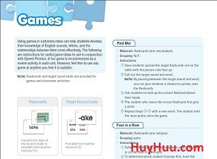 Speed Phonics 2 Games Speed Phonics 2 Games