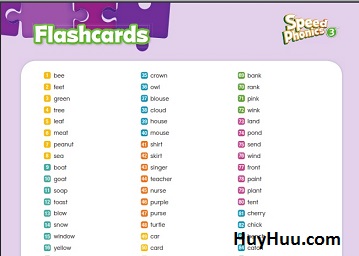 Speed Phonics 3 Teacher Flashcards Speed Phonics 3 Teacher Flashcards