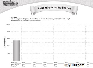 Magic Adventures Reading Log Magic Adventures Reading Log