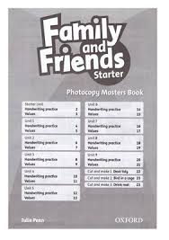 Family and Friends Starter Photocopy Masters Book Family and Friends Starter Photocopy Masters Book