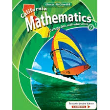 California Mathematics (Concepts Skills Problem Solving) Grade 7 Interactive Student Edition