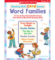 Reading Skills Card Games Word Families Reading Skills Card Games Word Families