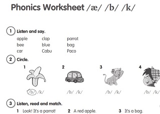 Fly High 1 Phonics Worksheets With Teachers Notes