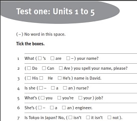 Oxford In English Starter Tests